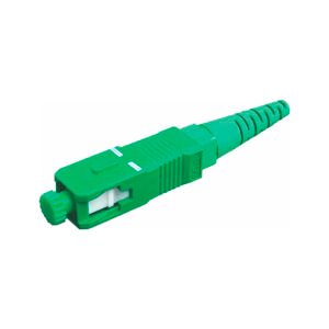 Conector SC Verde en ángulo APC