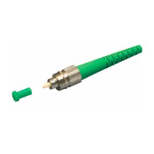 Conector FC Verde en ángulo APC