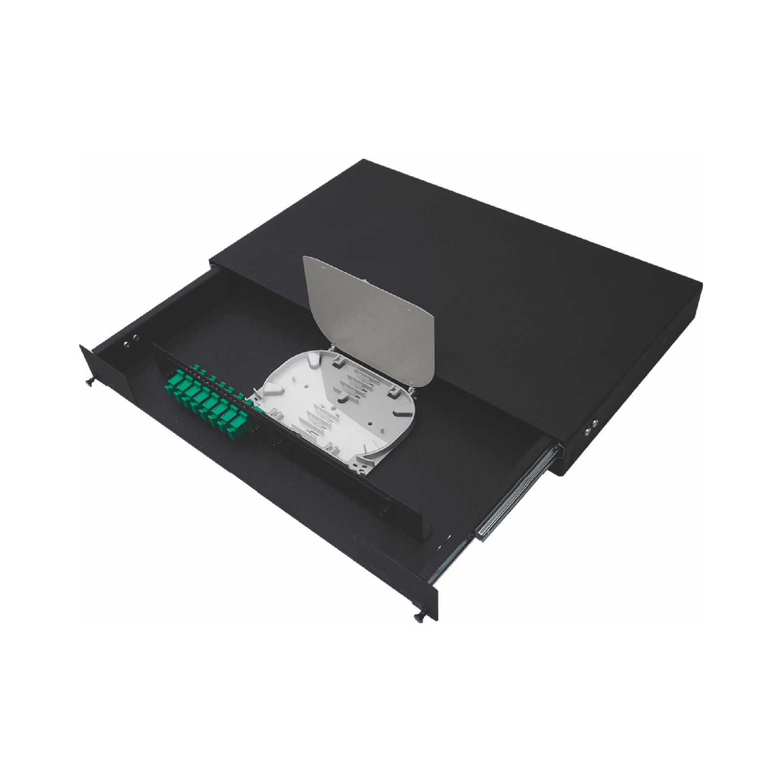 Distribuidor óptico de 1U de Rack 19” a 23”