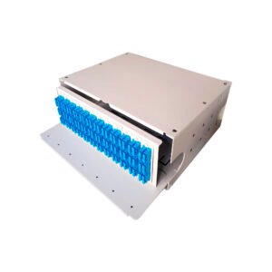 Distribuidor óptico de 4U de Rack color marfil 19” a 23”